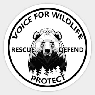 Voice for Wildlife - Bear Sticker